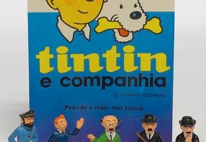6 bonecos Tintin pvc Bertrand col completa