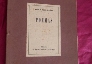 Marta de Mesquita Câmara. Poemas 1952. Edição especial numerada