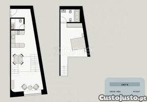 Apartamento T1+1 Cais Da Pescaria Gaia (Fração...