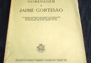 Livro Homenagem a Jaime Cortesão Revista Ocidente
