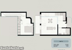 Apartamento T1 Duplex Mezzanine Na Rua Almada...