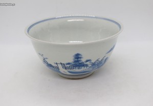 Tigela Porcelana Chinesa a Azul Paisagem XIX