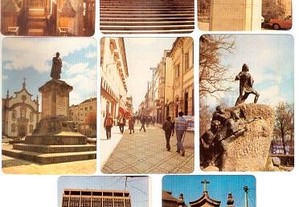 Coleção completa de 16 calendários de imagens sobre Viseu 1987