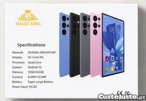 Tablet SMART KING Tab S25 Ultra Pro - 18GB RAM / 512GB ROM - Android 15 - 5G