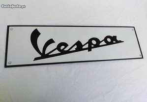 Chapa / Placa esmaltada VESPA