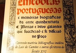 Anedotas portuguesas e memórias biográficas da Corte quinhentista