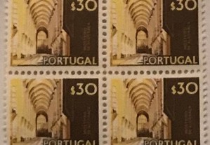 Quadra selos novos - Paísagens e Monumentos $30 - 1974
