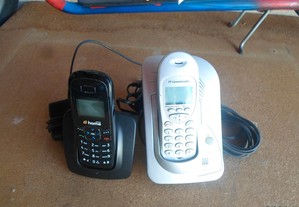 2 telefones fixos sem fios preço negociavel