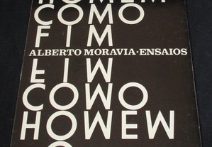 Livro O Homem como Fim Ensaios Alberto Moravia