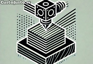 Impress�o3D e laser