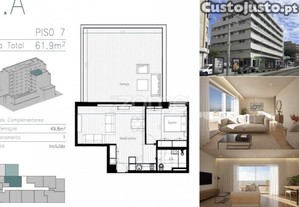 Apartamento T1 Em Matosinhos Sul