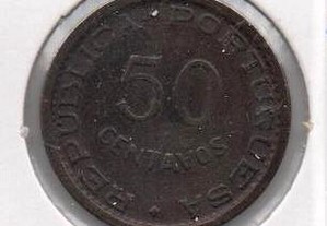 Angola - 50 Centavos 1953 - mbc