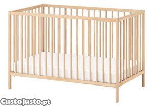 cama de bebe com colchão 120 x 65