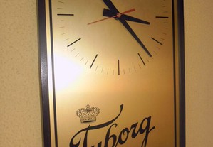 Relógio Publicitário Vintage Cerveja Tuborg