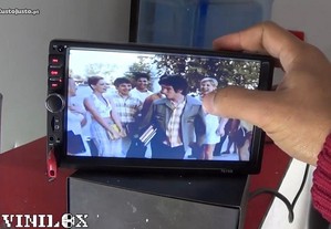 AutoRádio Mp5 Touchscreen/Full-HD/MirrorLink(YouTube,waze etc)/60x4w/Microfone NOVO