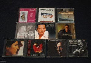 CD Música Vários Russel Watson Safina Andrea Bocelli Eric Clapton