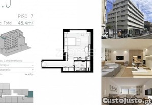 Apartamento T0 Em Matosinhos Sul