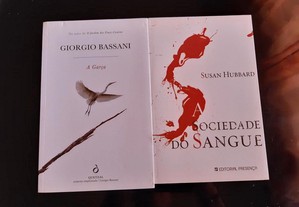 Obras de Giorgio Bassani e Susan Hubbard