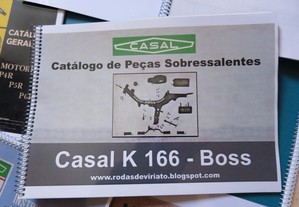 Catálogo Peças Motorizada Casal K166 com 50 cc