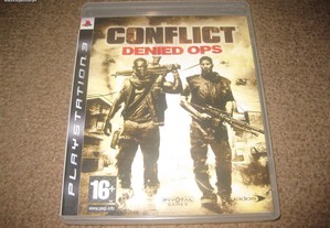 Jogo "Conflict: Denied Ops" para Playstation 3/Completo!