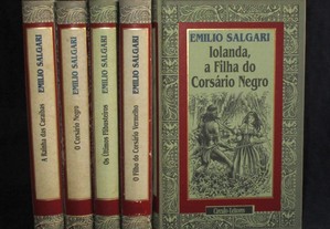 Livros Colecção Emilio Salgari 4 volumes