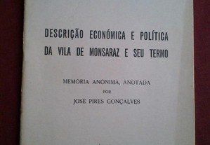 J. Pires Gonçalves-Descrição Económica da Vila de Monsaraz-Évora-1975