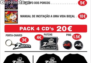 Zurrapa - 4 Cds + 1 Single