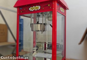 M�quina de pipocas c/ panela 150g de milho e apanha migalhas (560x420x760mm)