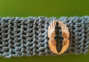 Fita (Headband) em crochet nova