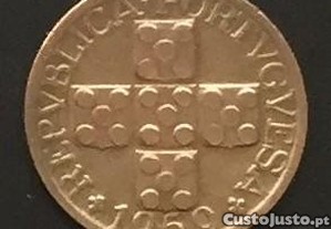 Moeda XX centavos bronze - Portugal - 1959