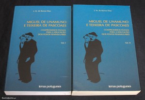 Livros Miguel de Unamuno e Teixeira de Pascoaes