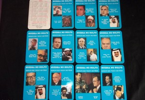 Colecção de 84 calendários Guerra do Golfo 1991