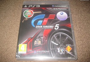 Jogo "Gran Turismo 5" para Playstation 3/Completo!