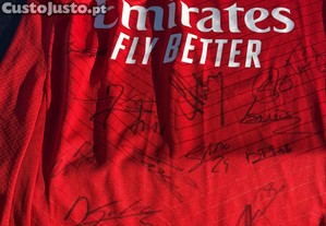 Camisola slb autografada