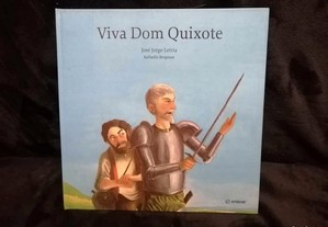 Livro "Viva Dom Quixote" de José Jorge Letria - Novo