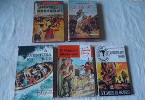 Vários livros de Aventura -Buffalo Bill 1959 Aventura Oklahoma 1960