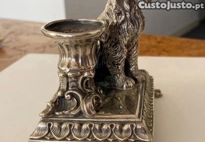 Lindo paliteiro antigo em prata 835