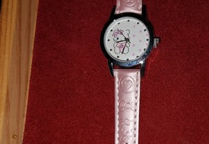 Relógio Hello Kitty Rosa