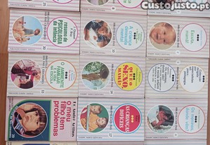 Livros didáticos de cuidar do bebe e criança