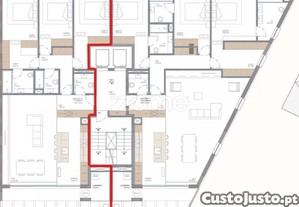 Apartamento T3 Direito No Piso7m C/ 179M² -...