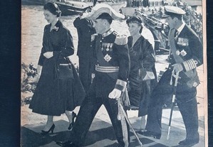 Visita a Portugal Rainha Isabel II Inglaterra 1957