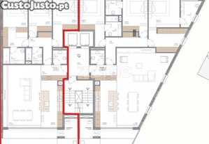 Apartamento T3 Direito No Piso 2C C/ 177M² -...