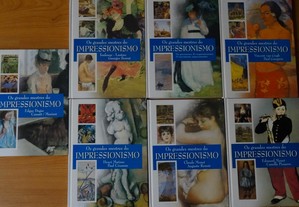 "Os Grandes Mestres do Impressionismo" - 7 livros