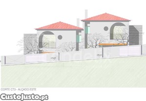 Terreno Com Projeto Para Duas Moradias Geminadas