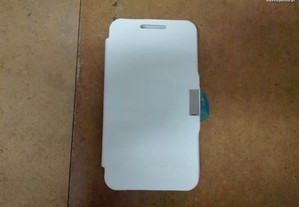 Capa Flip Cover Samsung Core Plus Branca - NOVA