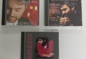 Andrea Bocelli - 3 álbuns