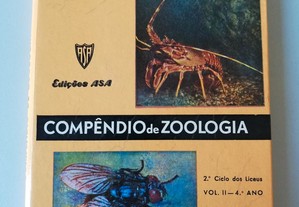 Compêndio de Zoologia, 2.º ciclo dos liceus, volume 2, 4.º ano - Américo Areal