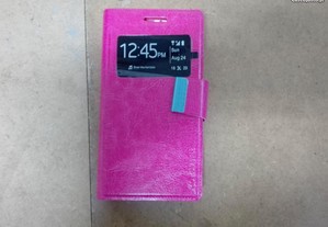 Capa Flip Cover Samsung Core Plus Rosa - NOVA