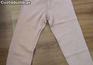 Calças rosa de menina da H&M
