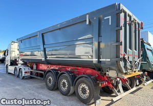 Semi reboque Schmitz basculante para transporte de sucatas em HARDOX.